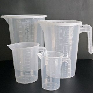 Ca đong định lượng 1000ml 2000ml 3500ml 5000ml chất liệu nhựa PP chịu nhiệt ATVSTP dùng cho pha chế đủ size, ly đong