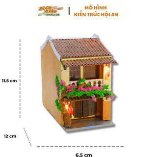 Mô hình gỗ tự lắp ráp DIY- Thế Giới Tí Hon-HỘI AN- HIỆU MAY- HA164-04 (Sản phẩm chưa kèm keo)