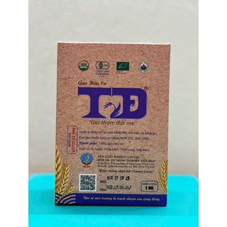 (1KG) Gạo Hữu Cơ Tím Thảo Dược Cao Cấp Giàu Anthocyanin Dinh Dưỡng Tốt Cho Tim Mạch Não Bộ