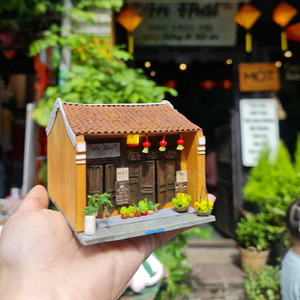 Mô hình gỗ tự lắp ráp DIY- Thế Giới Tí Hon- HỘI AN- MÓT- HA164-05