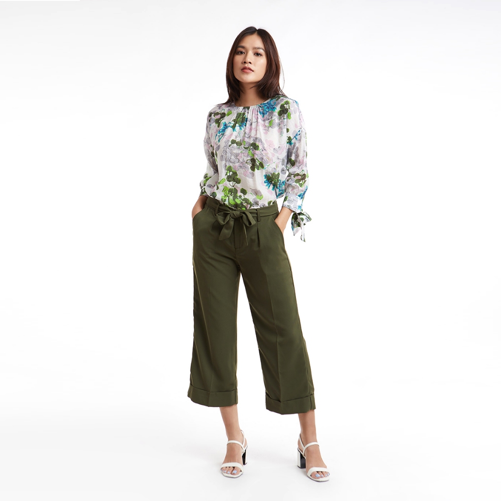 [CÒN SIZE S] Quần Tây Nữ Cotton Dài Quần Công Sở N&M Thương Hiệu NINOMAXX 1906067
