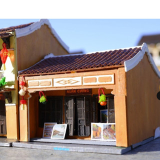 Mô hình gỗ tự lắp ráp DIY- Thế Giới Tí Hon -HỘI AN- HIỆU TRANH- HA164-07 (Sản phẩm chưa kèm keo)