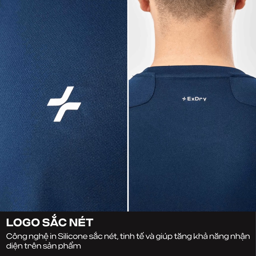 [MUA 4 GIẢM 20%]Áo thun Tshirt thể thao nam Pickleball Tennis FlexLine Active thấm hút, thoáng khí, Coolmate