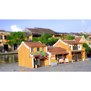 Mô hình gỗ tự lắp ráp DIY- Thế Giới Tí Hon- HỘI AN- NHÀ THỜ TỘC- HA164-08 (Sản phẩm chưa kèm keo)