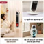 Máy sưởi gốm lọc không khí Ion điều khiển bằng giọng nói Fujihome FH202, quạt sưởi ấm điều khiển từ xa tự ngắt an toàn