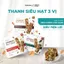 Thanh Năng Lượng Siêu Hạt 3 Vị Muối Hồng Dark Choco Rong Biển Hebekery Hộp 6 Thanh 150gr- Bar Granola Ăn Kiêng Lành Mạnh