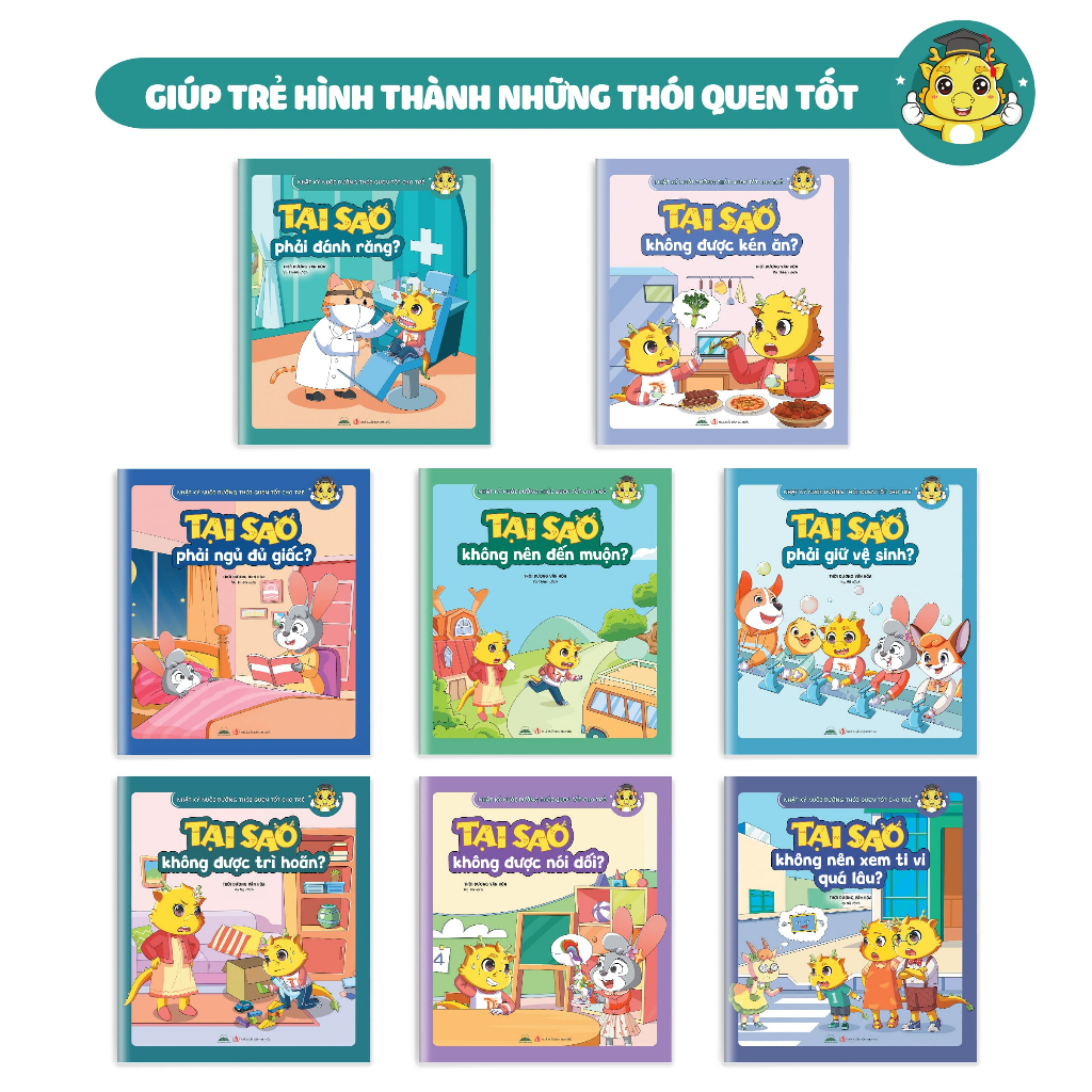 Sách - Nhật Ký Nuôi Dưỡng Thói Quen Tốt Cho Trẻ (Combo 8 Tập) - Tiên Phong Books