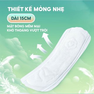 Băng vệ sinh hàng ngày Topgia siêu mỏng thoáng khí êm ái dùng hằng ngày thoải mái