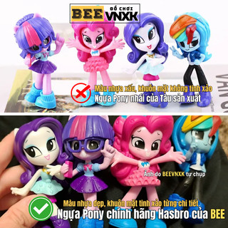 Set 1 Búp bê Pony và 6 Ngựa Hasbro mini phiên bản đặc biệt - Đồ chơi BEE VNXK