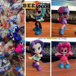 Set 1 Búp bê Pony và 6 Ngựa Hasbro mini phiên bản đặc biệt - Đồ chơi BEE VNXK