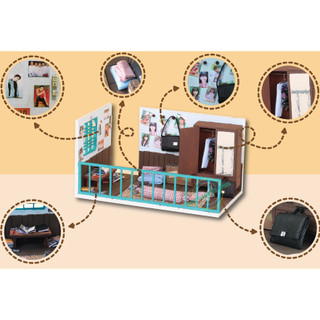 Mô Hình Nhà Gỗ Tự Ráp - Góc Ký Ức - TX03 - Sách Hướng Dẫn Chi Tiết (Sản phẩm chưa kèm keo)