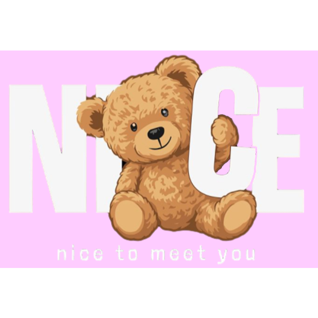 [HỎA TỐC] Hình GẤU/BEAR ủi áo bé trai -trang trí quần áo tại nhà bằng bàn là bàn ủi-in mẫu theo yêu cầu CHAT SHOP