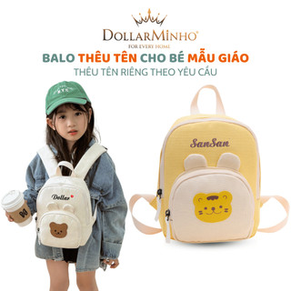 (Thêu Tên) Balo Mini Thời Trang Cho Bé 1-5 Tuổi, In Hình Thú, Phong Cách Cute Phù Hợp Cho Cả Bé Gái Và Bé Trai