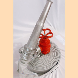 {có kiểm định}Combo 3 món gồm lăng phun, cuộn vòi, van góc đường kính D50-D65 dùng để phun nước PCCC