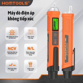 Homtools HM65 Máy kiểm tra điện áp 12-1000V Máy kiểm tra điện áp AC kỹ thuật số không tiếp xúc với màn hình LCD NCV