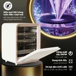 Fatz baby - Máy tiệt trùng sấy khô khử mùi UVC-LED công nghệ Nano Plasma Ion PLASMAX 12 Giữ ấm & tiệt trùng — ảnh 4