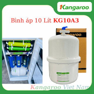 Bình áp nhựa 10 Lít Máy Lọc Nước Kangaroo KG10A3 - Tặng van bình áp chống nổ