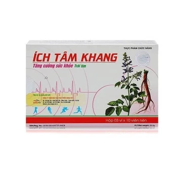 ÍCH TÂM KHANG Hỗ trợ tăng cường chức năng tim, giúp cải thiện sức khỏe tim mạch