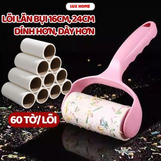 Combo 2 Lõi Loại Dày 60 Lớp, Lõi Cây Lăn Bụi Quần Áo ,lăn tóc dính, lăn bụi thảm, dọn sạch lông thú cưng