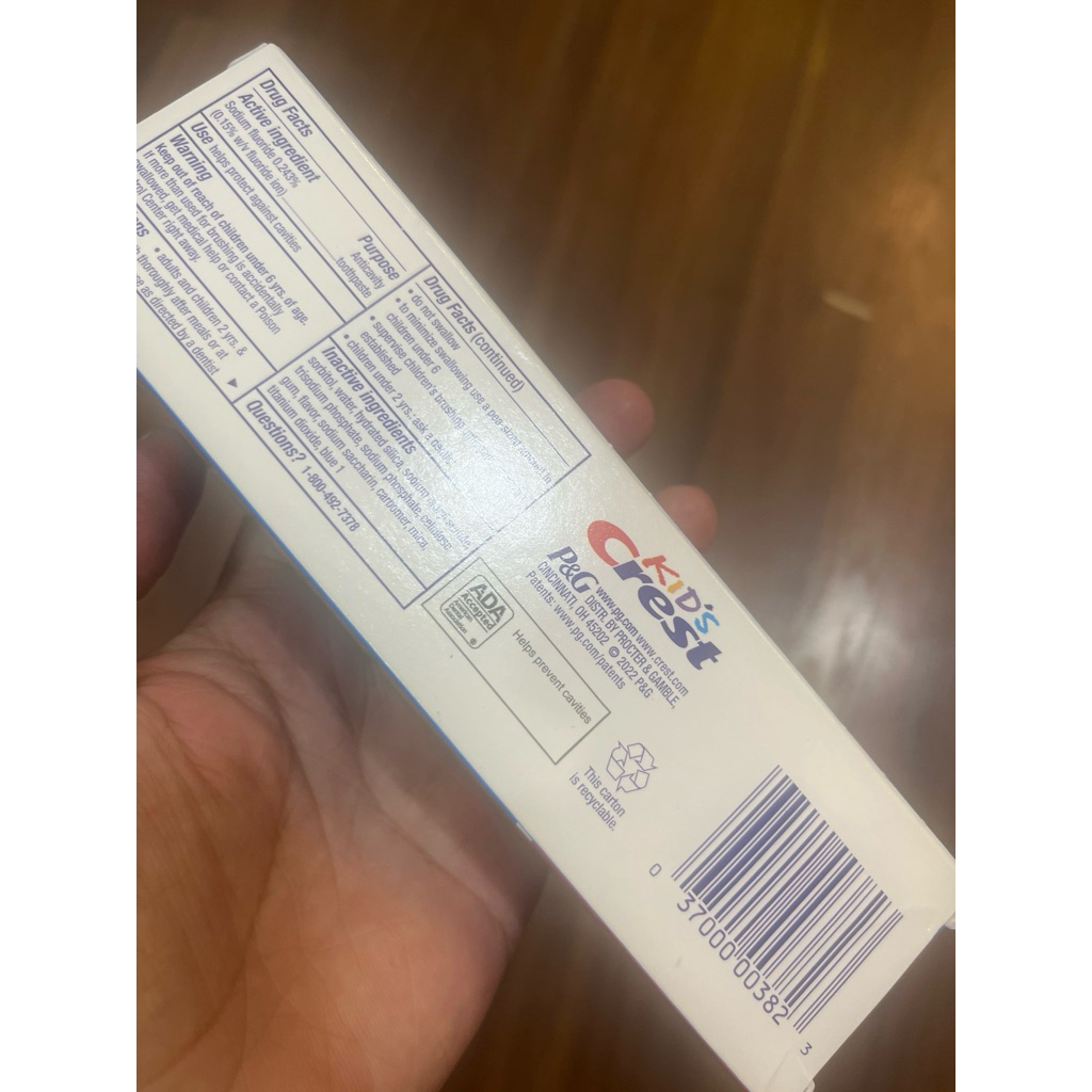 Kem Đánh Răng trẻ em Crest Kids Cavity Protection (130g)