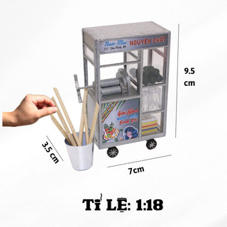 Mô hình gỗ tự lắp ráp DIY- Thế Giới Tí Hon- Hàng Rong- XE NƯỚC MÍA - HR01 (Sản phẩm không kèm keo)