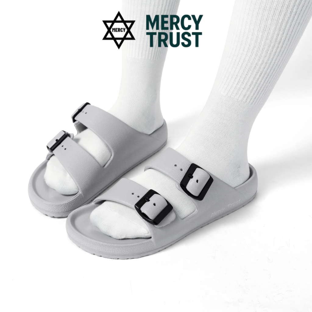 Dép MERCY-TRUST TRAP 2 quai chất liệu EVA có khoá cài Êm Nhẹ, chống trơn trượt