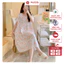 Váy đầm ngủ ngắn tay chất vải Cotton lanh lụa mặc nhà, áo ngủ mặc nhà bigsize mã VAV0266