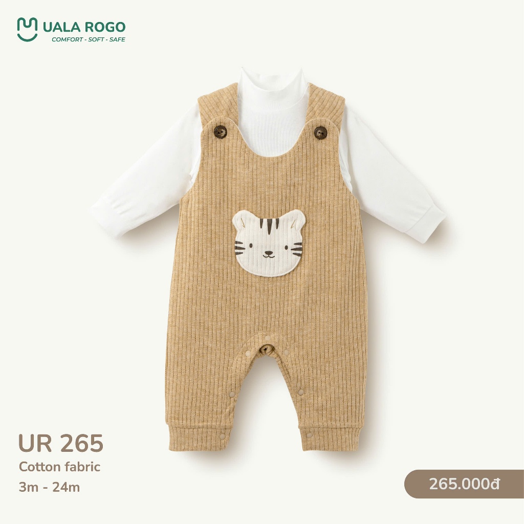 (5-12kg, 3-24M) Set Yếm, Yếm Nỉ Trơn Uala Cotton Siêu Mềm Cho Bé UR3994 UR3897 UR265