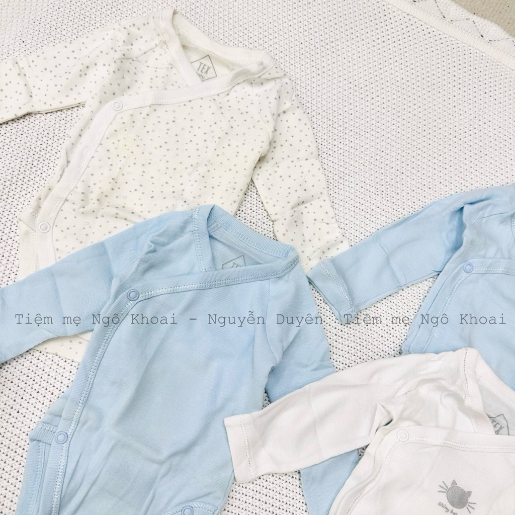 [MD163] Set 4 body TEX cài chéo kimono chất liệu cotton mềm mát cho bé yêu