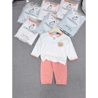 Đồ bộ cho bé gái,bé trai tái zip dài tay thu đông sz 7-17kg, bộ quần áo ngủ cho bé gái,bé trai chất cotton