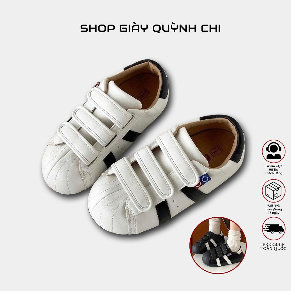Giày Thể Thao Nam Nữ TINAN 2 Quai Đế Bệt Basic Trẻ Trung Năng Động Màu ...