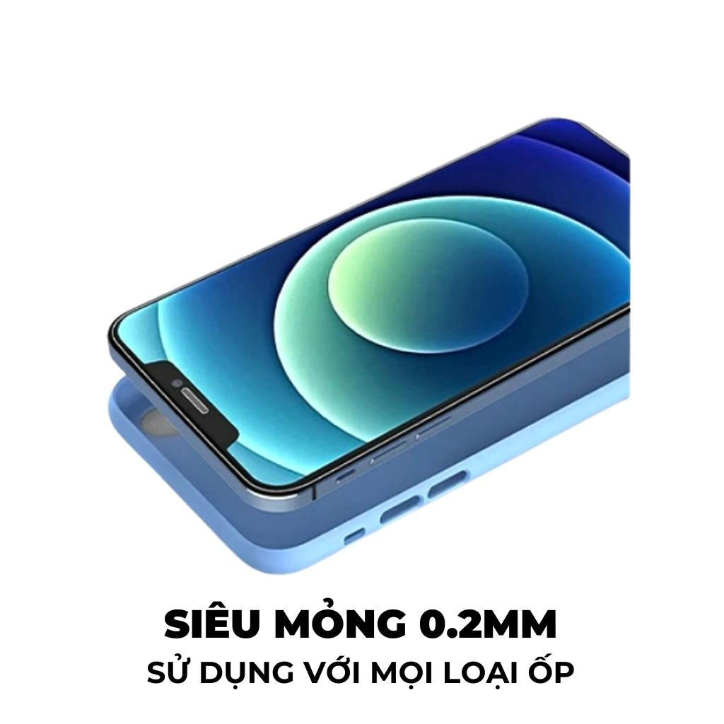 Kính Cường Lực Siêu Trong Suốt HD Nano Full Viền cho Iphone x xs xr 11 12 13 14 15 16 17 pro max plus [KK 3D]