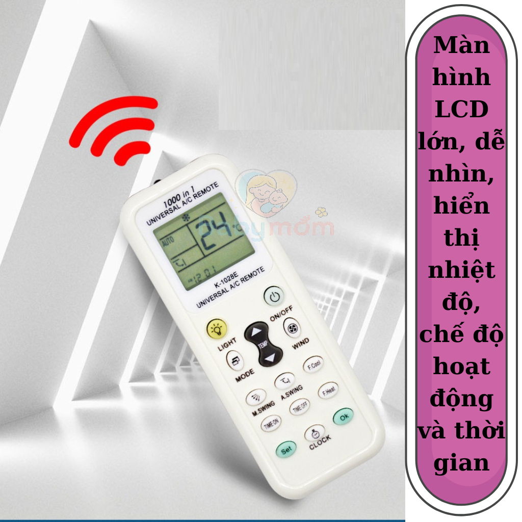 Remote Máy Lạnh Đa Năng 1000 Trong 1 K-1028E -Remote Điều Khiển Máy Lạnh Thay Thế Tất Cả Hãng -Điều Khiển Máy Lạnh Unive | Shopee Việt Nam
