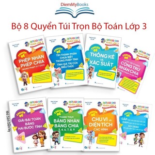 Sách - Túi Trọn Bộ Toán Học Chuyên Sâu Học Đâu Chắc Đấy Lớp 3 - Cả năm ( 8 Cuốn )
