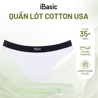 Quần lót nữ bikini cotton USA iBasic kháng khuẩn thể thao năng động PANY108-1