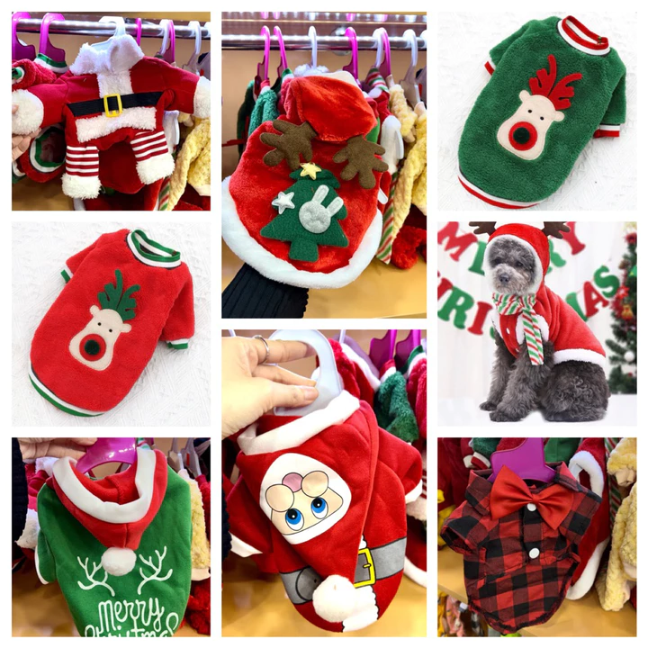 [quần áo chó mèo] Áo Noel, giáng sinh đủ size cho chó mèo, thú cưng, form đẹp, đồ mặc xinh