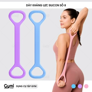 Dây Kháng Lực Silicon Số 8-Dây Kéo Đàn Hồi Tập Gym,Yoga,Tập Tay Vai,Lưng Cho Nam Nữ-VongSo8-Silicone