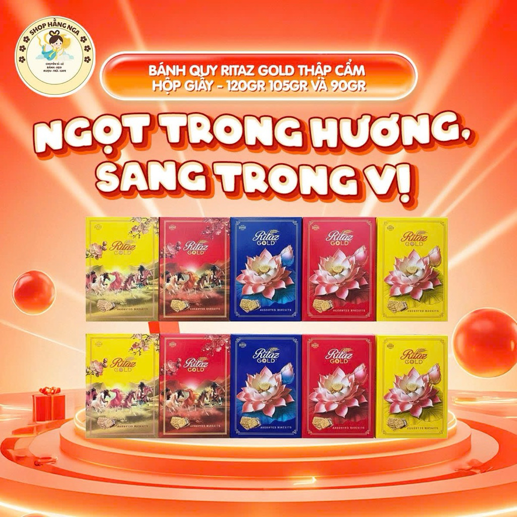 Bánh Ritaz Gold thập cẩm hộp giấy - 120gr 105gr và 90gr | Shopee Việt Nam