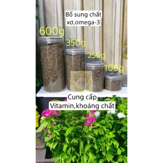 Hạt chia hữu cơ nhà Vân dùng chưng yến nấu sâm bổ sung khoáng chất