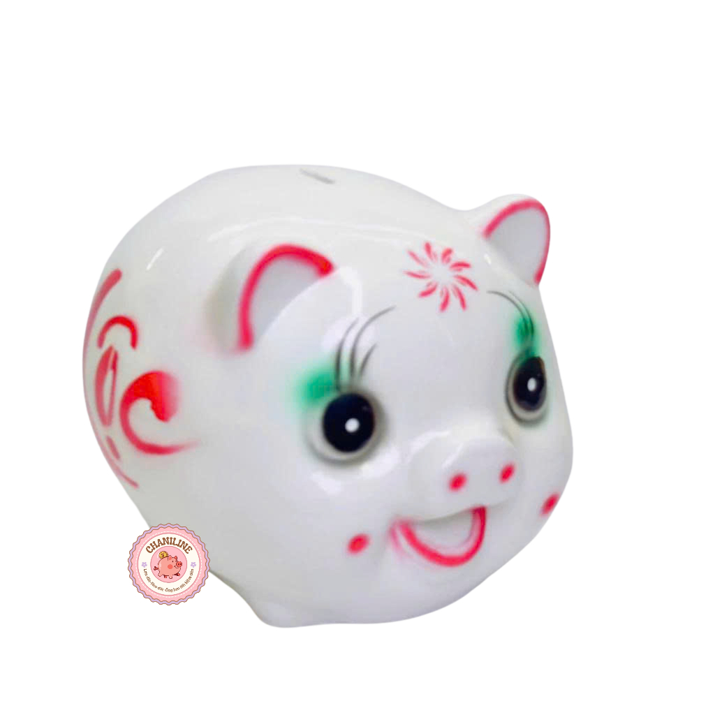 Heo đất lợn đất heo truyền thống (Size Nhỏ) ống heo tiết kiệm tiền trang trí,quà tặng đáng yêu cute