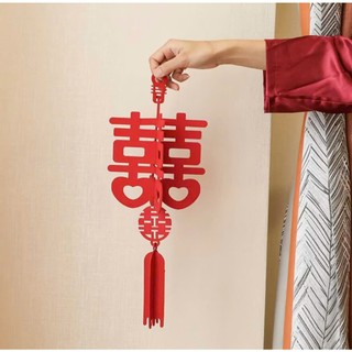 Chữ Hỷ 3D Bằng Nỷ - Decor Đám Cưới, Phòng Tân Hôn