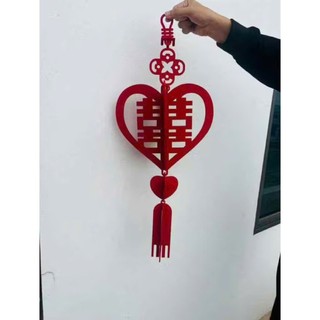 Chữ Hỷ 3D Bằng Nỷ - Decor Đám Cưới, Phòng Tân Hôn