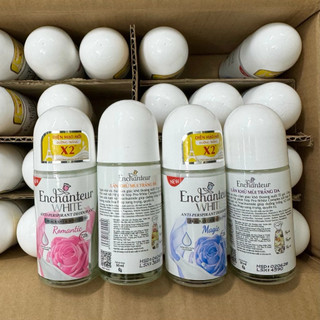 Lăn Khử Mùi Nữ Enchanteur White Ngăn Mồ Hôi Hương Nước Hoa Sữa Đục 50ML