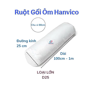 Ruột gối ôm Hanvico bông TCM cao cấp Best Pillow