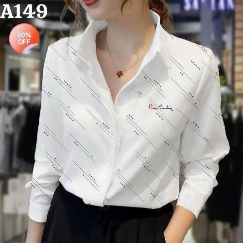 Áo Sơ Mi Nữ Chất Mango Cao Cấp Form Chuẩn Công Sở Phối Quần Tây Chân Váy Đẹp Sang Trọng- A162 / A149
