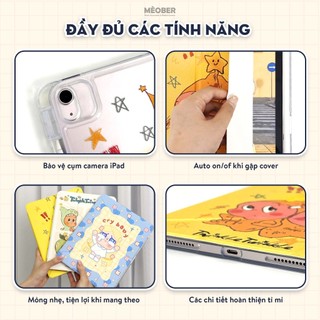 Bao da iPad Cute Origami PMART khe bút cố định gấp xếp xoay 360 cho Pro 11, Mini 6/7, Air 4/5/6/7, Gen7/8/9/10/11, Pro M