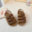 Dép Sandal Cho Bé 3 Dây Quai Hậu Da Lộn Mềm Quai Dán Tiện Lợi Đi Chơi, Đi Học TH Kids