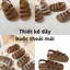 Dép Sandal Cho Bé 3 Dây Quai Hậu Da Lộn Mềm Quai Dán Tiện Lợi Đi Chơi, Đi Học TH Kids
