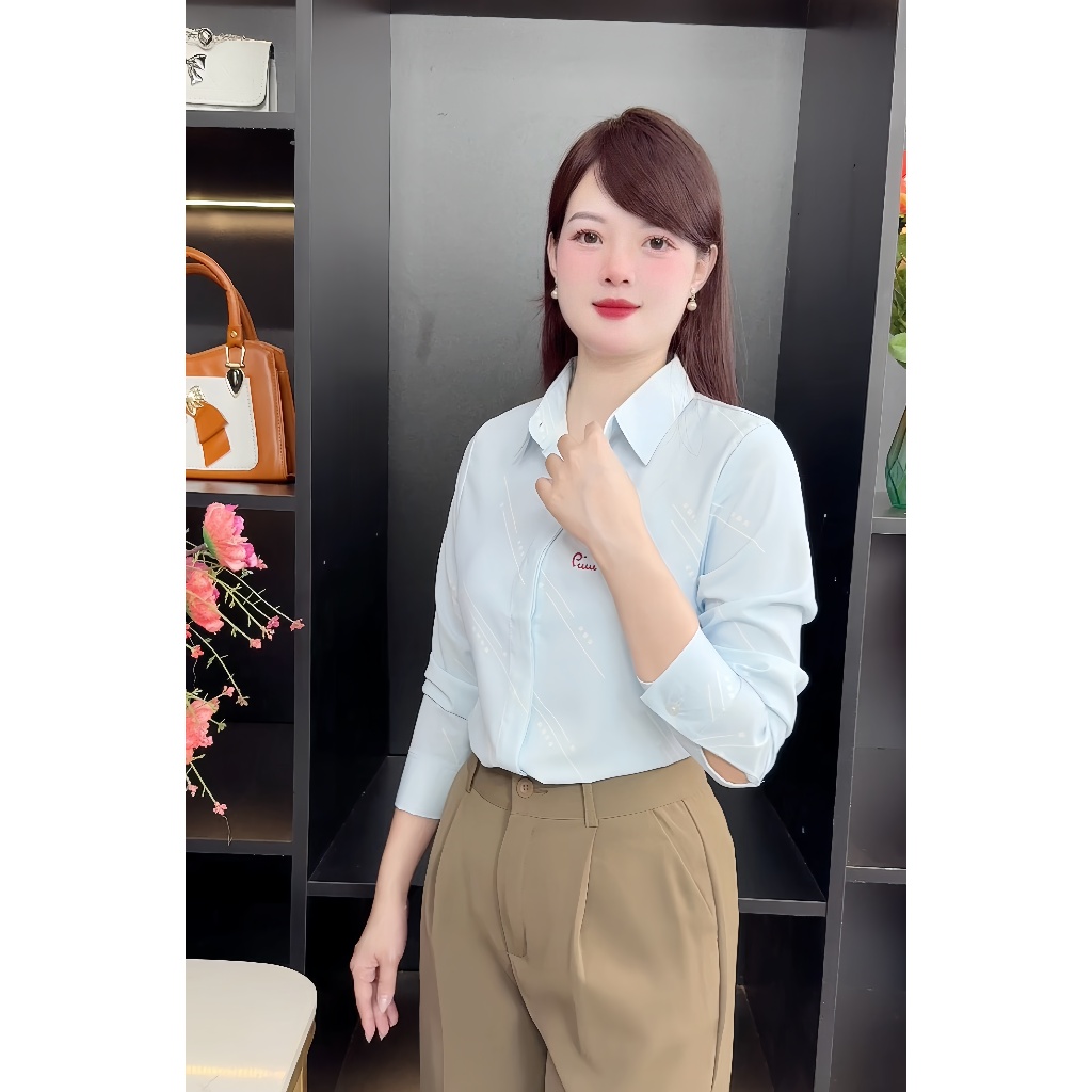 Áo Sơ Mi Nữ Chất Mango Cao Cấp Form Chuẩn Công Sở Phối Quần Tây Chân Váy Đẹp Sang Trọng- A162 / A149