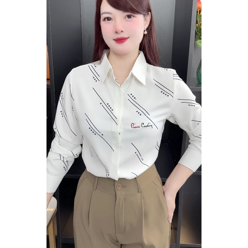 Áo Sơ Mi Nữ Chất Mango Cao Cấp Form Chuẩn Công Sở Phối Quần Tây Chân Váy Đẹp Sang Trọng- A162 / A149